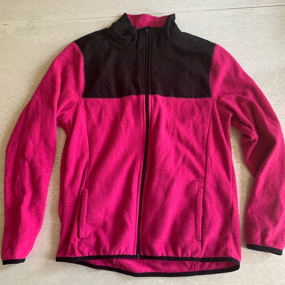 Women’s Pink Pony Zip Fleece Size Small